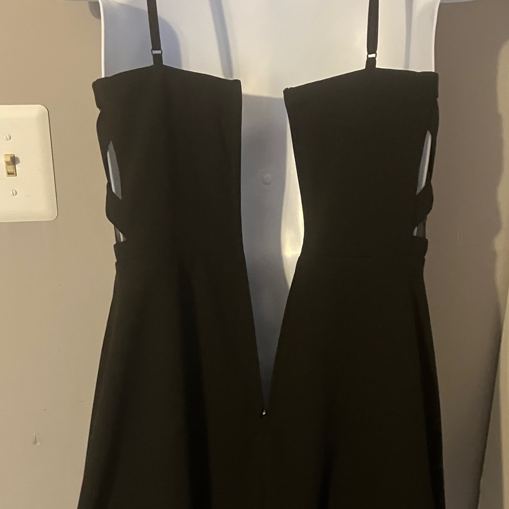 City Triangles Black Strap Dress Sz 9 - Picture 5 of 11